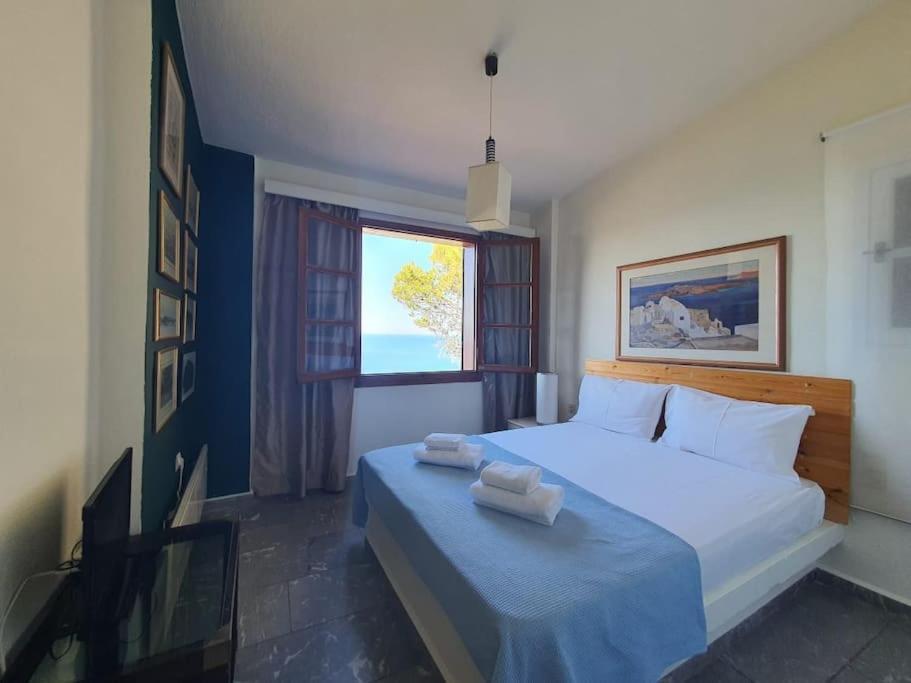 Endless Blue Villa - Amazing Sea View Agia Pelagia  Bagian luar foto