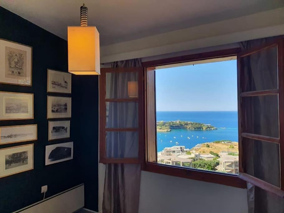 Endless Blue Villa - Amazing Sea View Agia Pelagia  Bagian luar foto