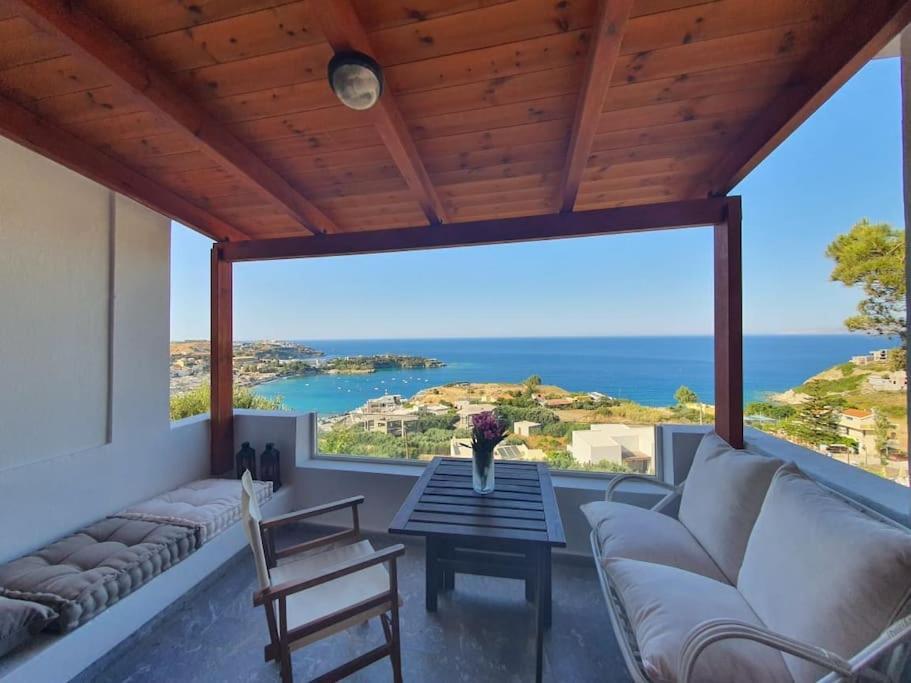 Endless Blue Villa - Amazing Sea View Agia Pelagia  Bagian luar foto